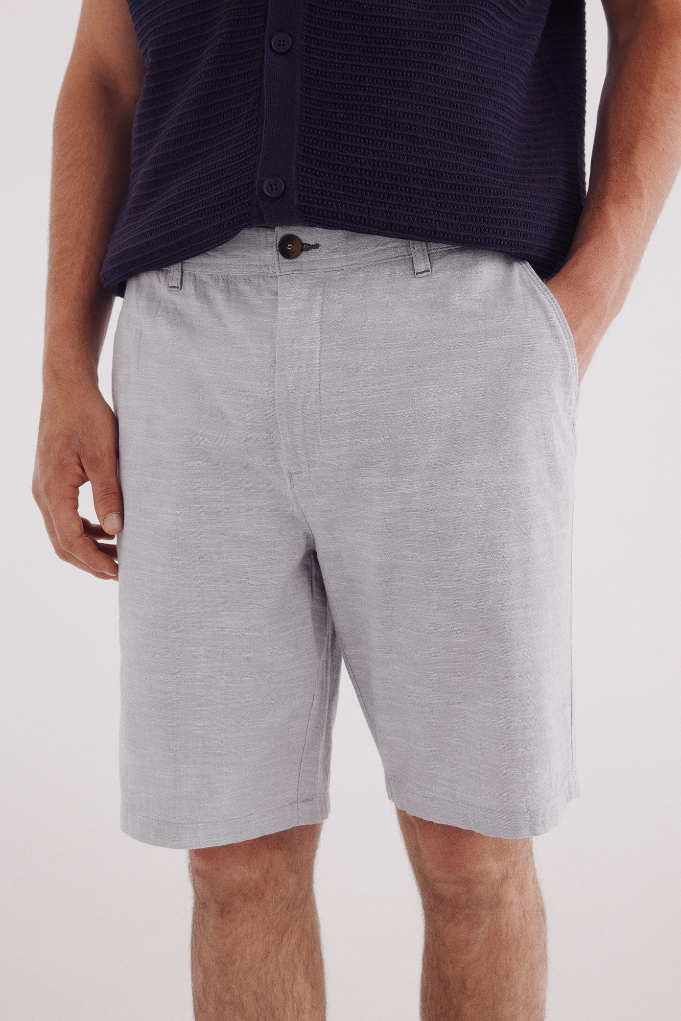 Springfield Bermuda chambray comfort slim fit