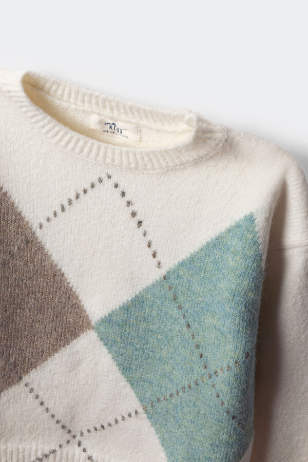 Springfield Kids Jersey de diamantes para niña beige