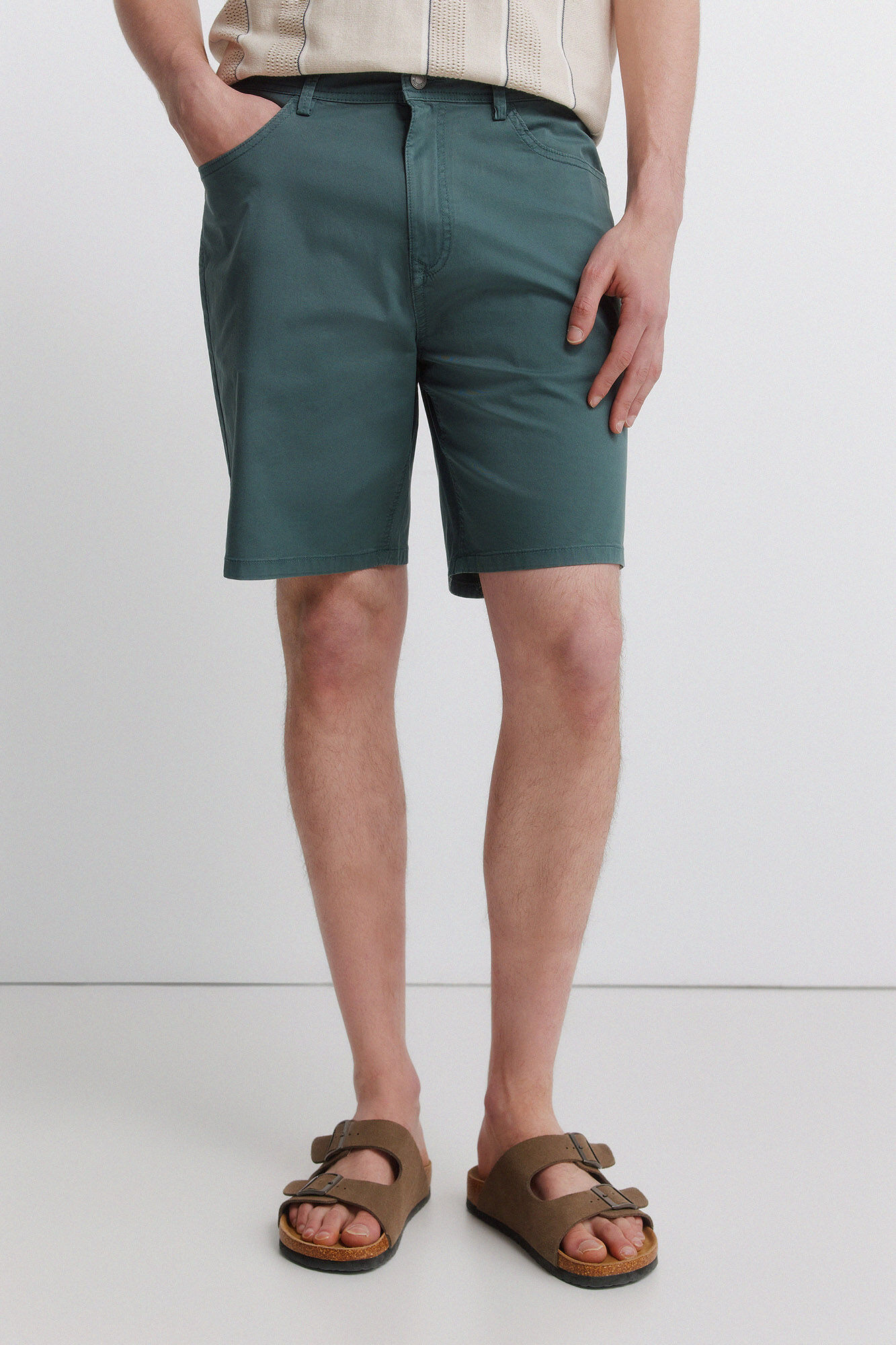 Springfield Bermudas ligeras de 5 bolsillos lavado regular fit