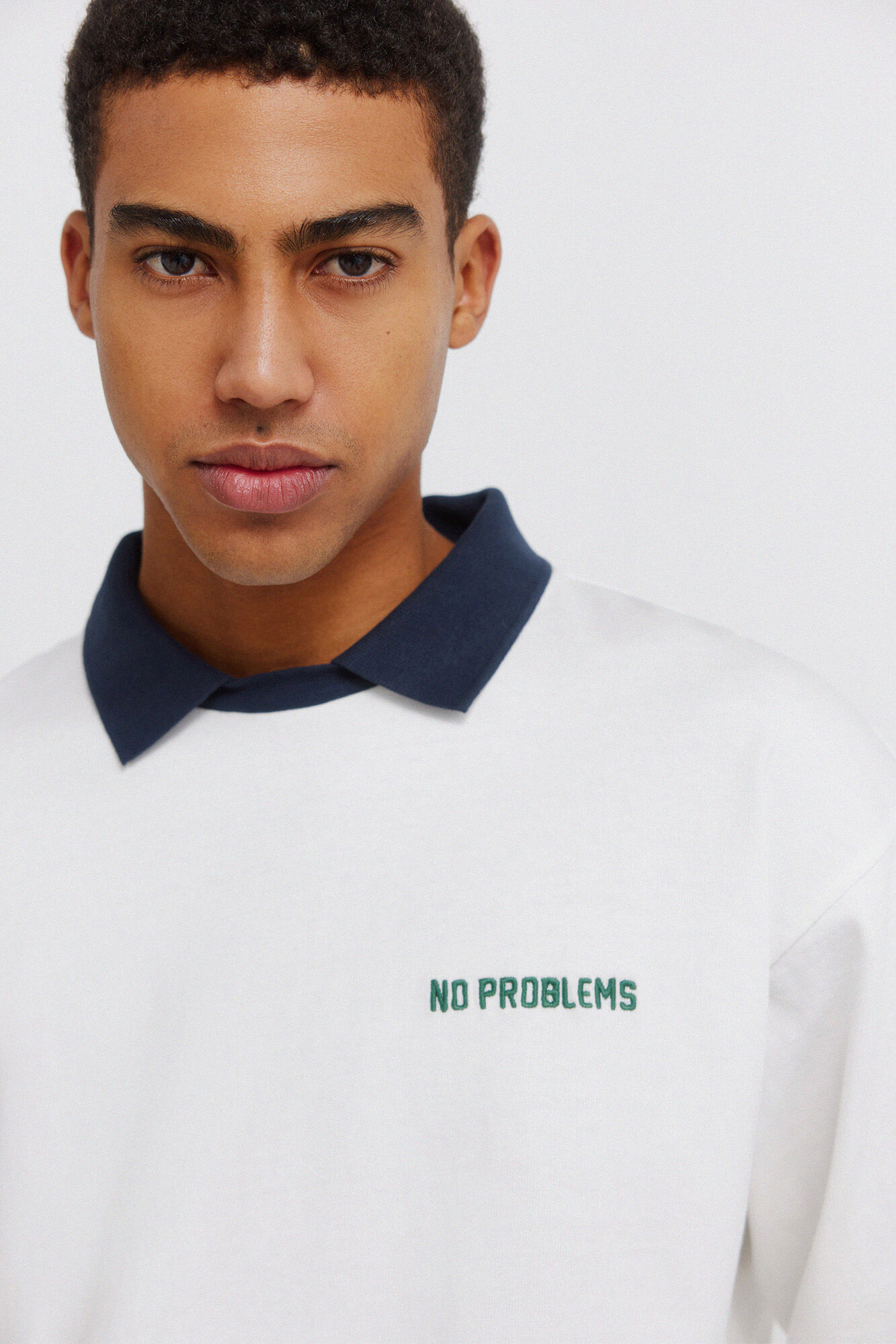 Springfield Playera manga larga doble weekend marfil