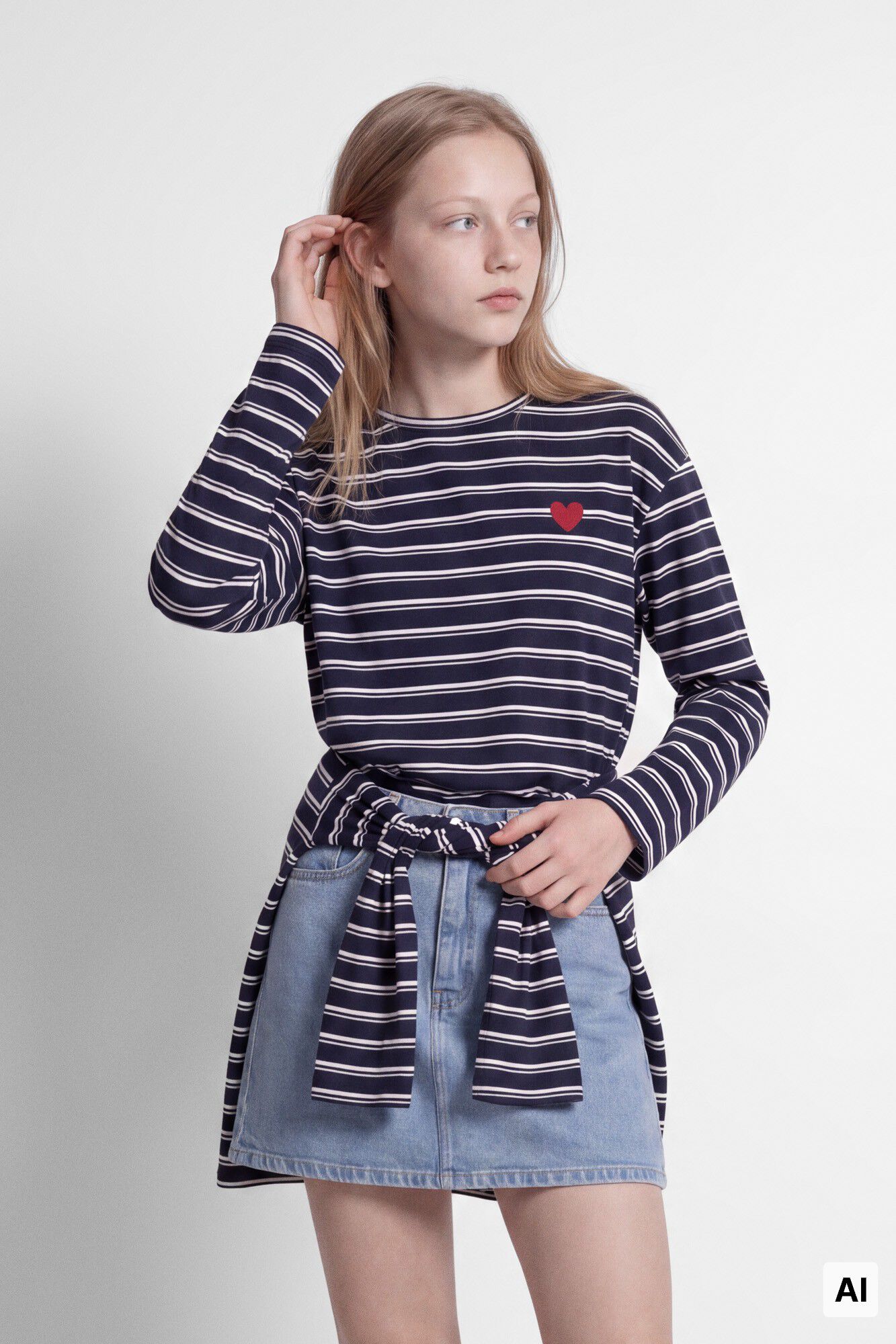 Springfield Kids Playera manga larga multirayas ni&ntilde;a