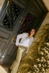 Springfield Pantalón cargo algodón khaki