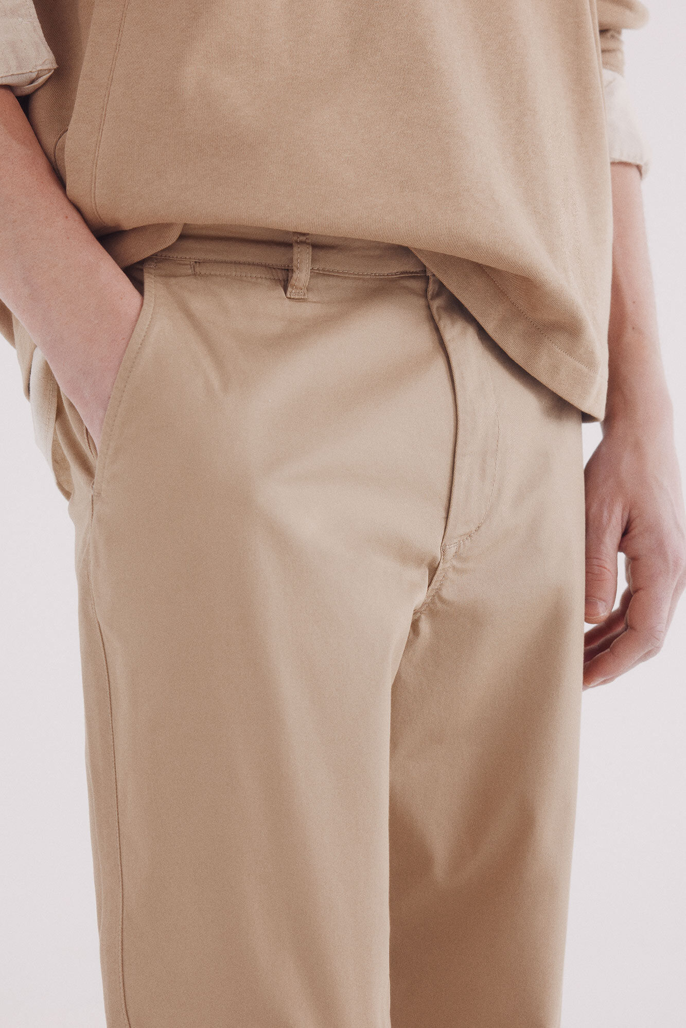 Springfield Pantal&oacute;n chino comfort slim fit beige