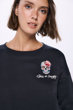 Springfield Sudadera "Día de muertos" gris