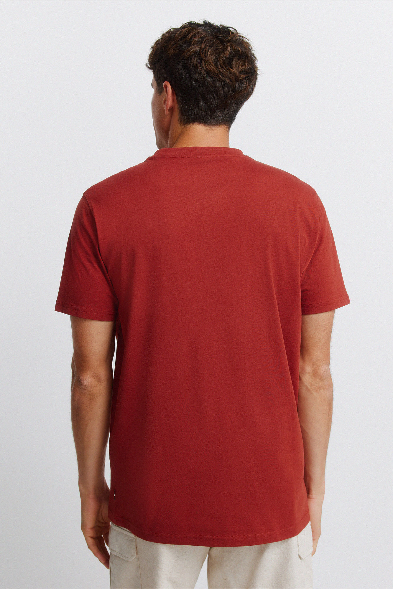 Springfield Playera logo Springfield &eacute;tnico rojo