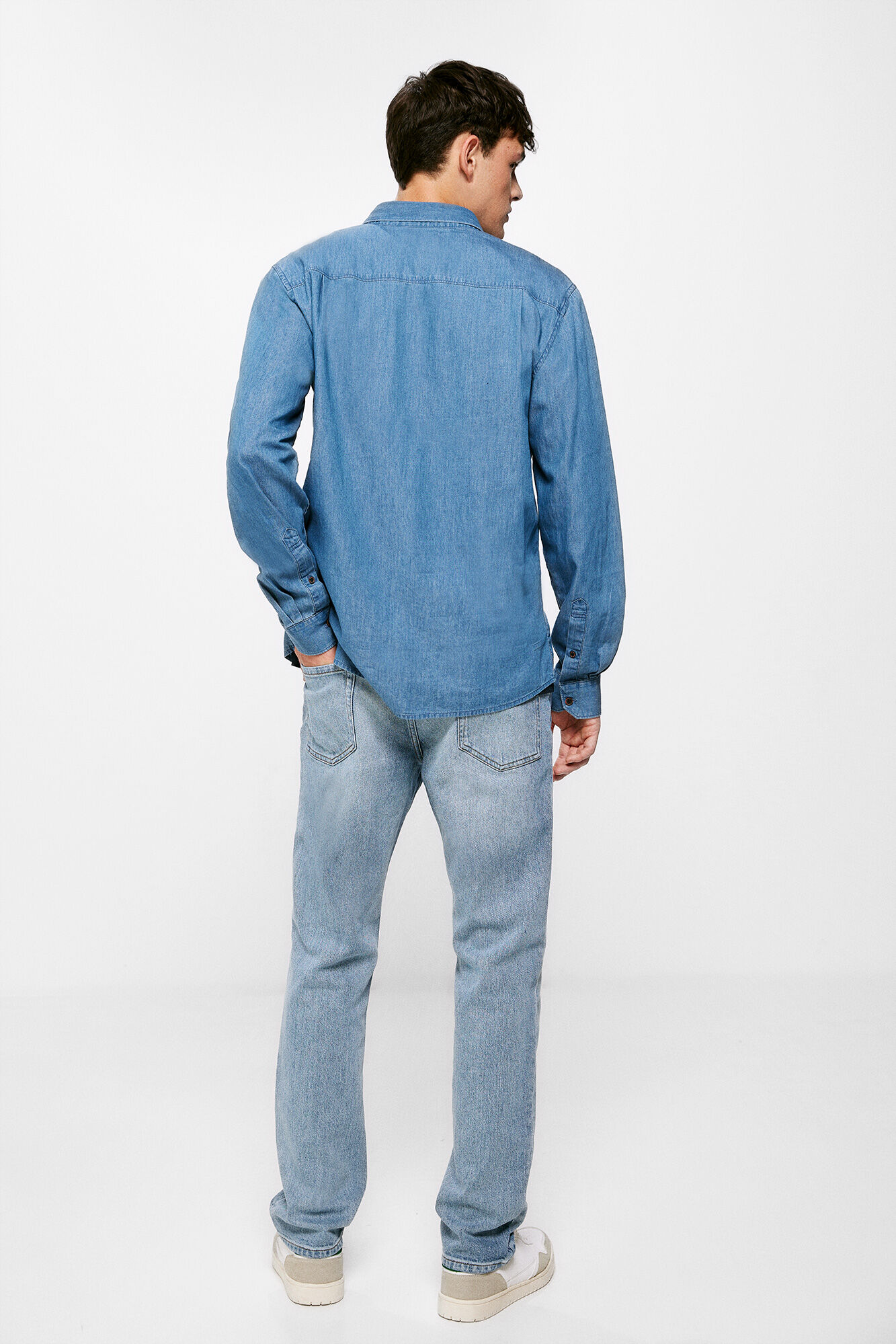 Jeans regular lavado claro Pantalones para hombre Springfield MX