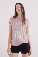 Springfield Playera "Always dreaming" morado/lila