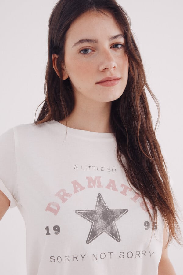 Springfield Playera "Dramatic" café