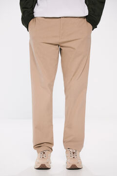 Springfield Pantalón chino regular fit beige