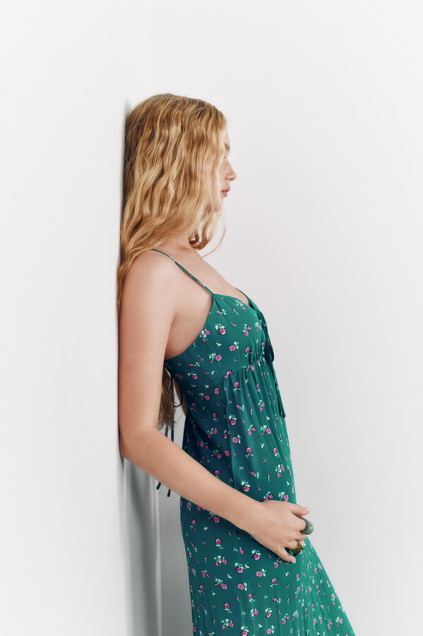 High Spirits Vestido "Tidal" verde