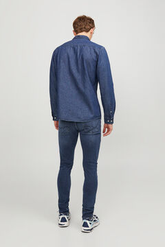 Springfield Jeans slim fit azul tinta