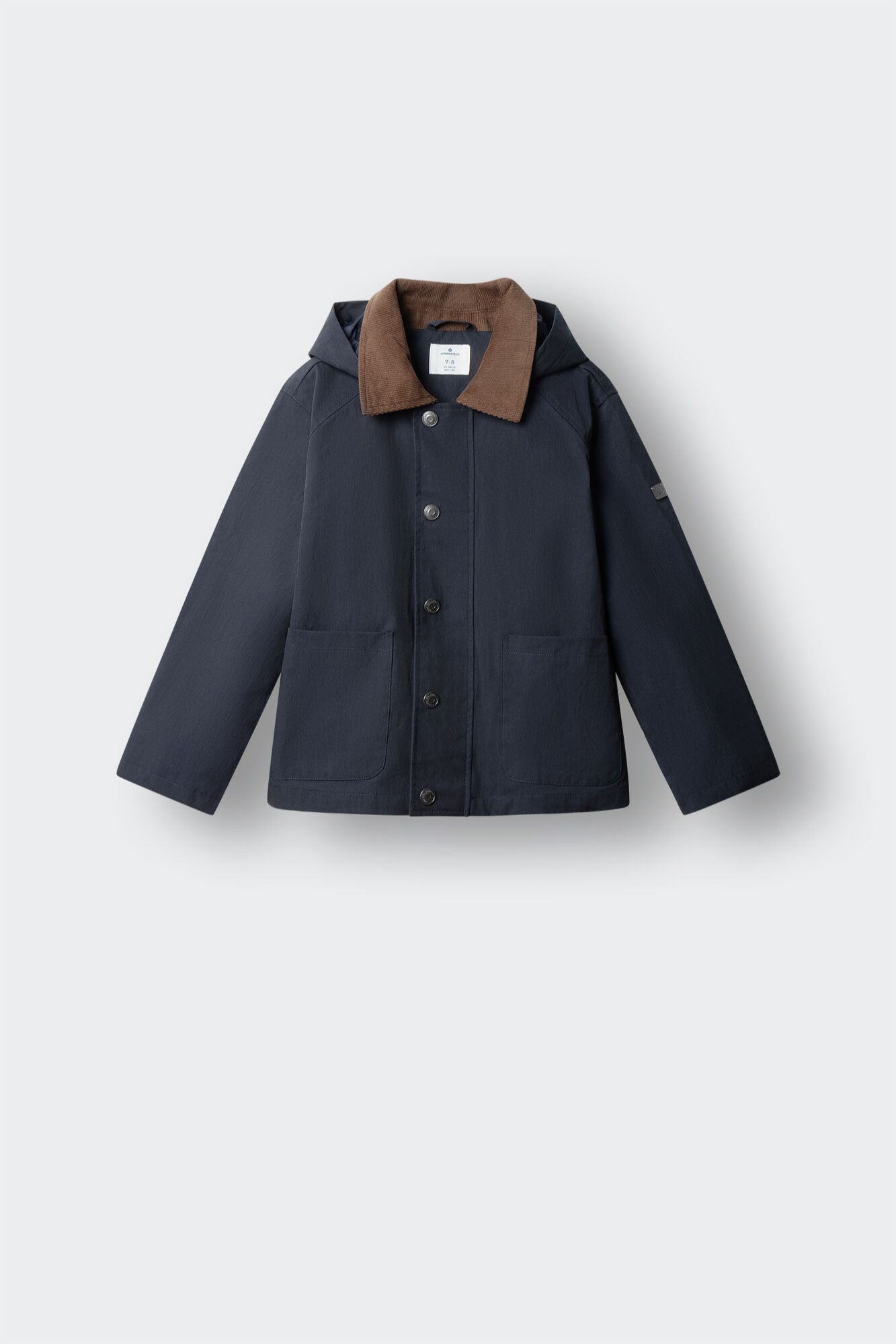 Springfield Kids Chamarra cuello pana ni&ntilde;o