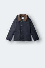 Springfield Kids Chamarra cuello pana ni&ntilde;o azul