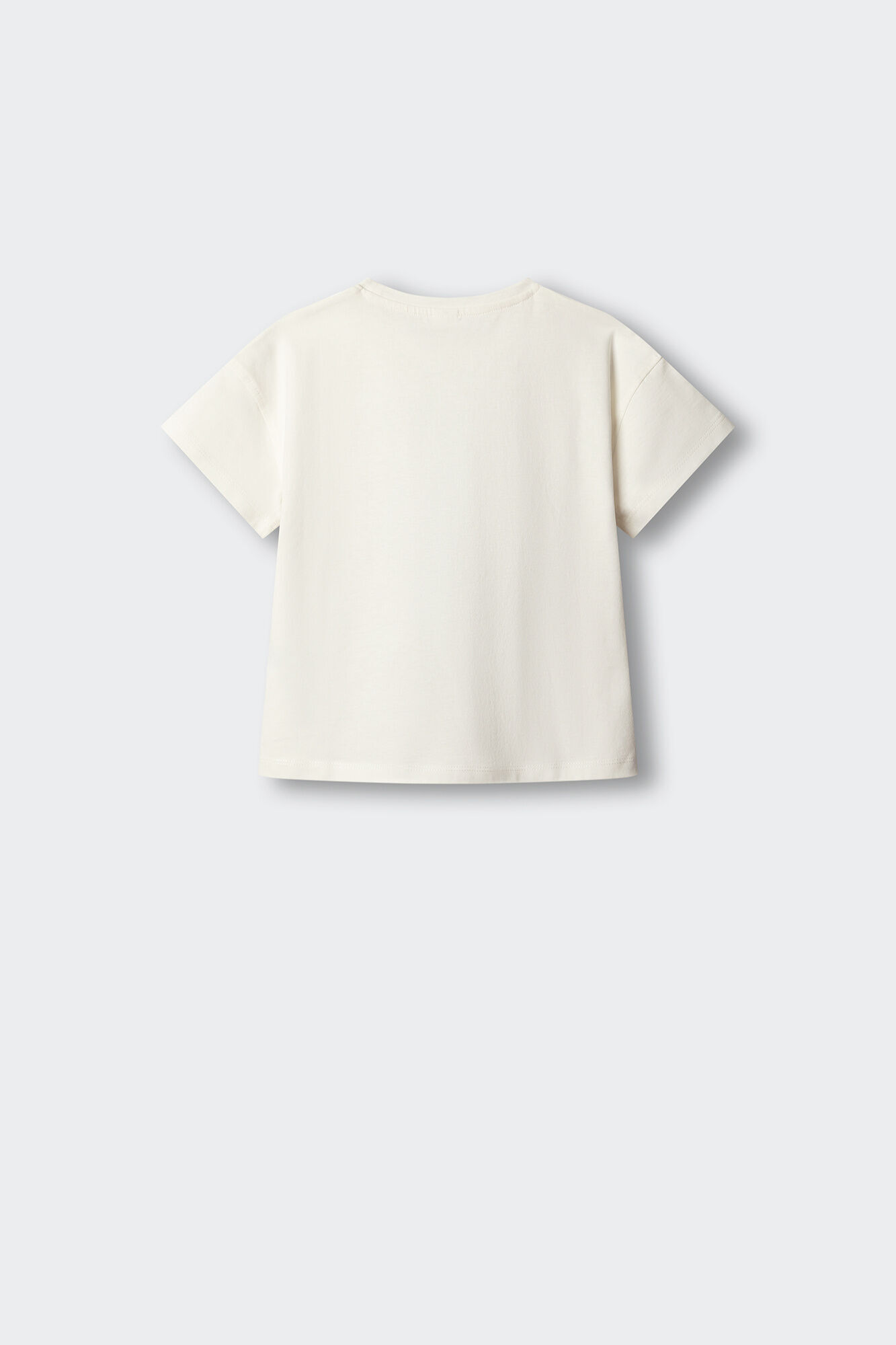 Springfield Kids Playera manga corta de coraz&oacute;n para ni&ntilde;a blanco