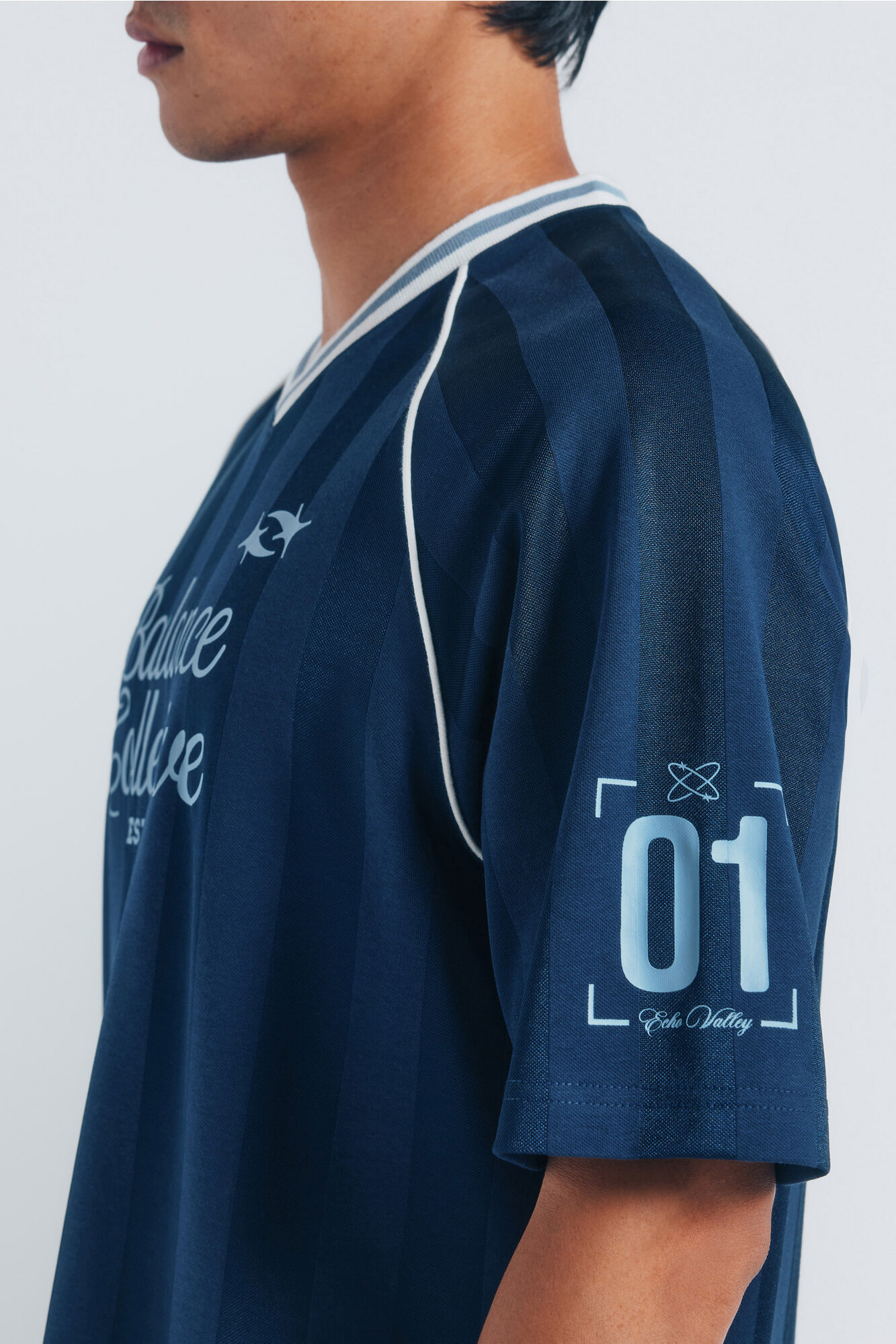 Springfield Camiseta sport pico azulado