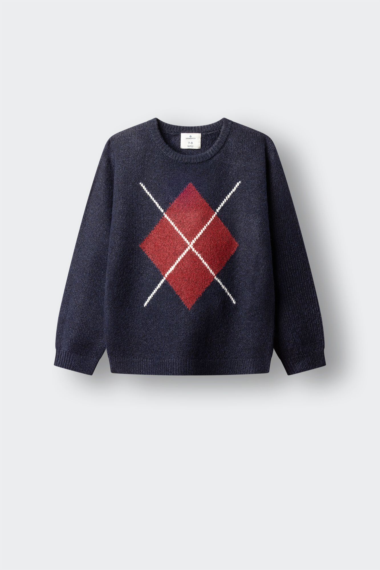 Springfield Kids Su&eacute;ter jacquard para ni&ntilde;o azul mezcla
