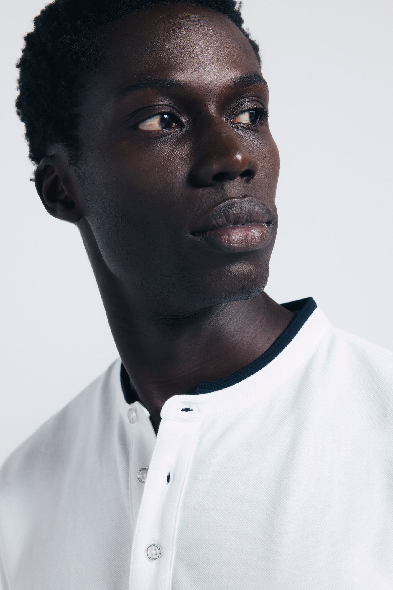 Springfield Polo piqu&eacute; cuello mao slim fit natural