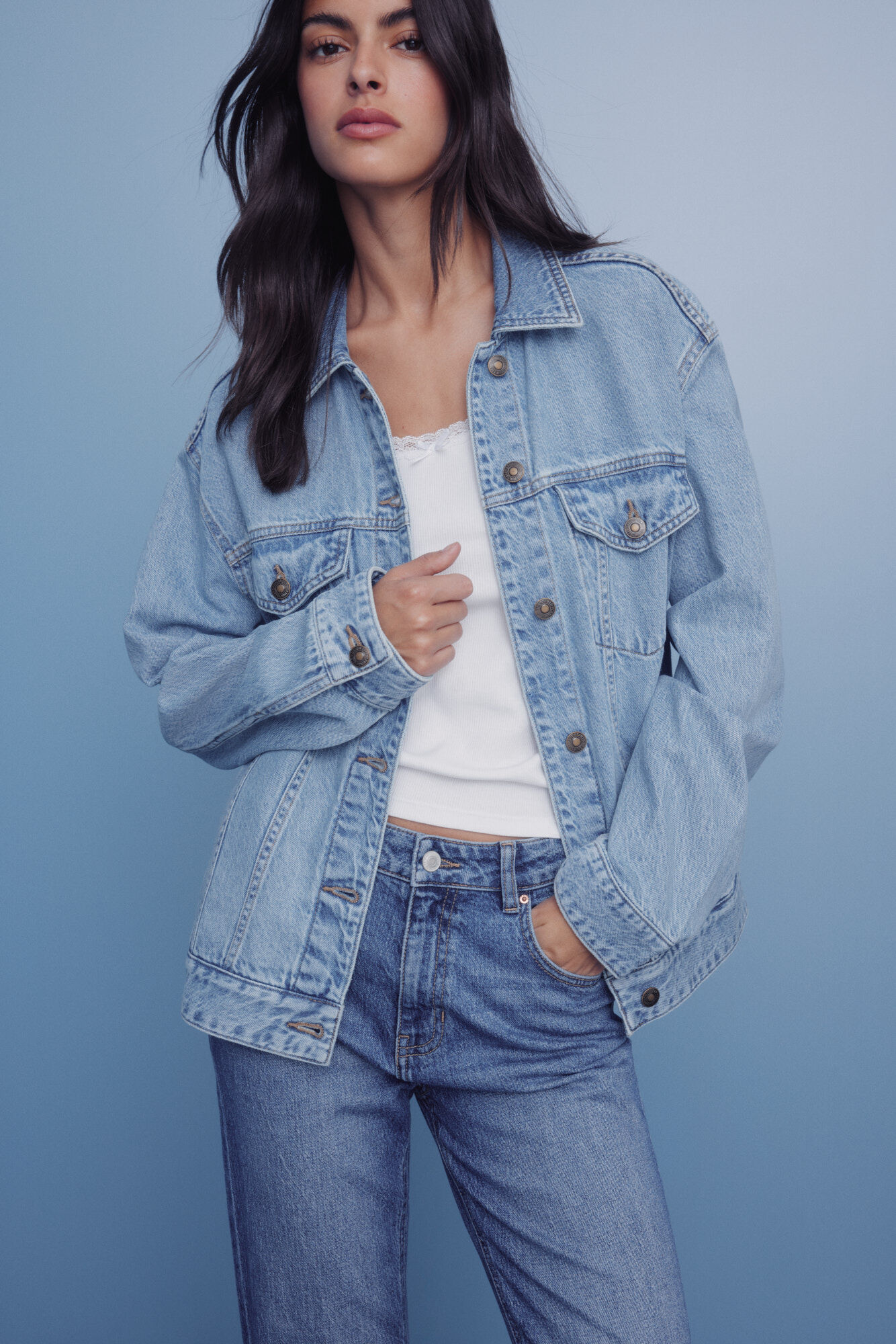 Springfield Jeans rectos azul