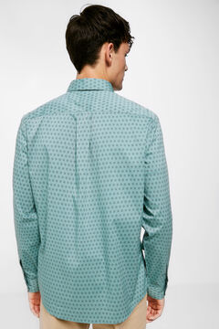 Springfield Camisa estampada turquesa