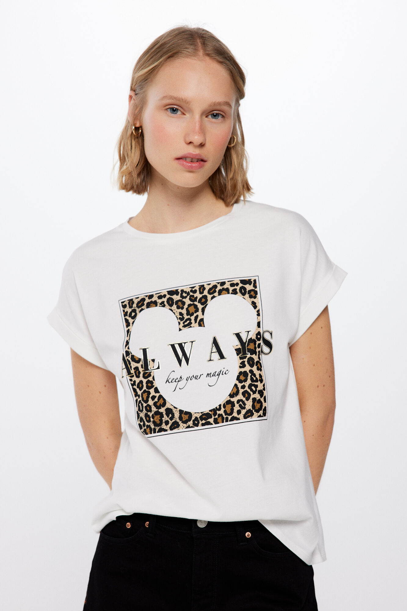 Springfield Playera "Always" Mickey Mouse