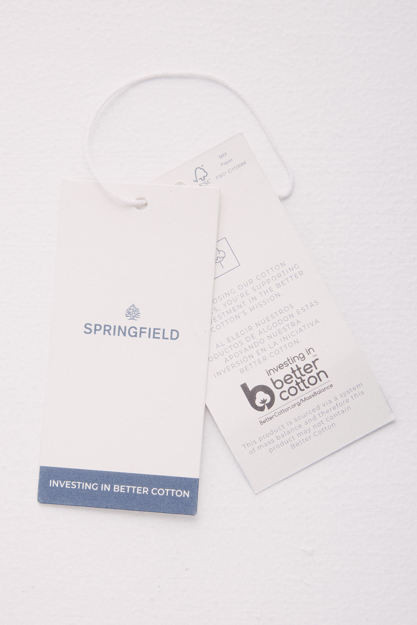 Springfield Camisa oxford algod&oacute;n azul