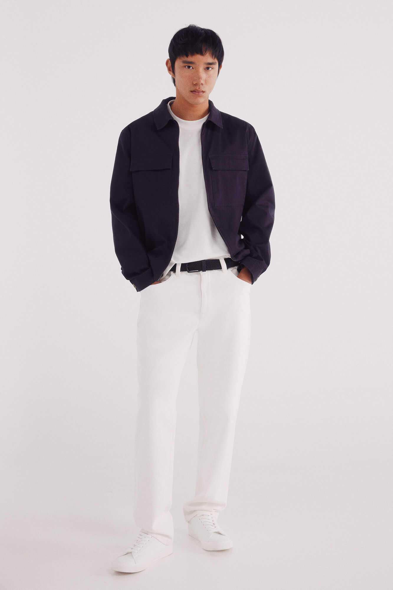 Springfield Sobrecamisa algod&oacute;n azul