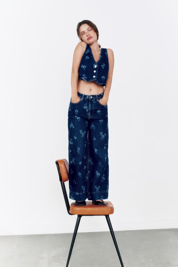 High Spirits Jeans "Camellia"  azul