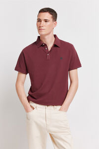 Springfield Polo piqu&eacute; de pu&ntilde;o de contraste slim fit