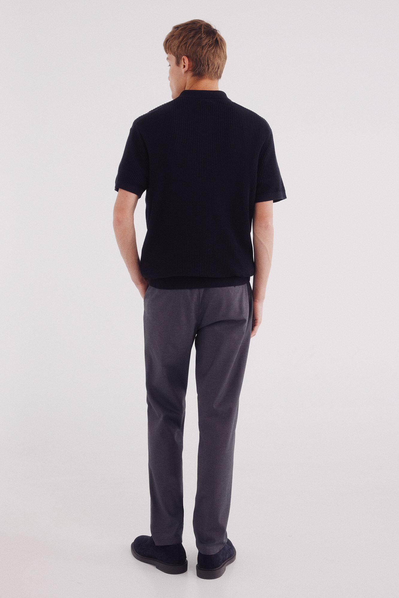 Springfield Pantal&oacute;n chino vestir confort slim fit gris