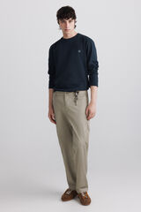 Springfield Pantal&oacute;n ligero straight fit caf&eacute;
