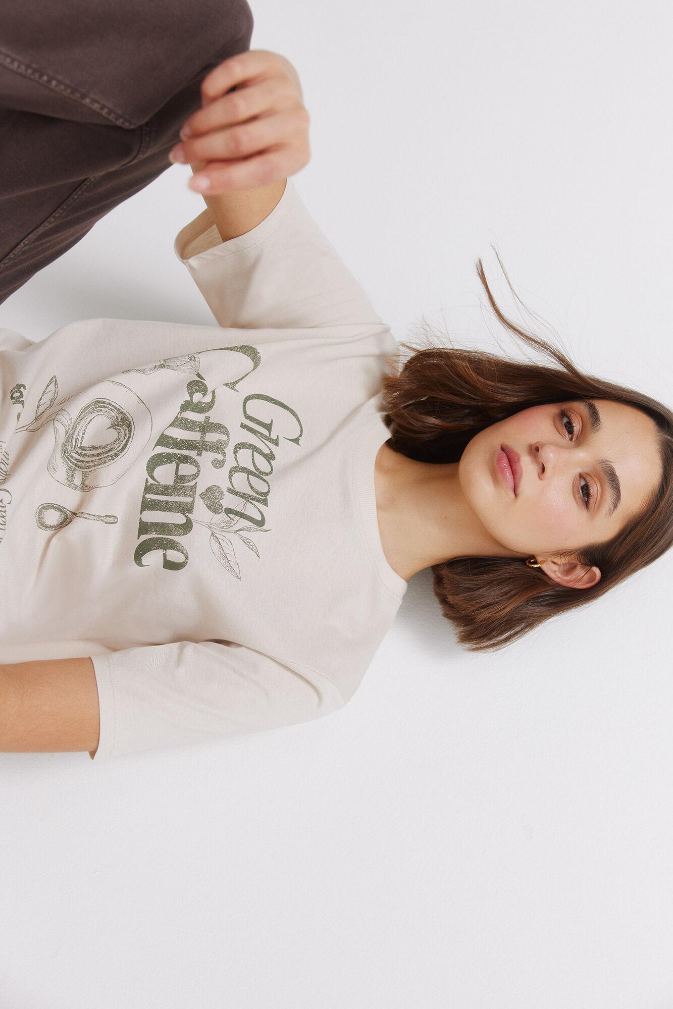 Springfield Playera manga corta "Le caf&eacute;"