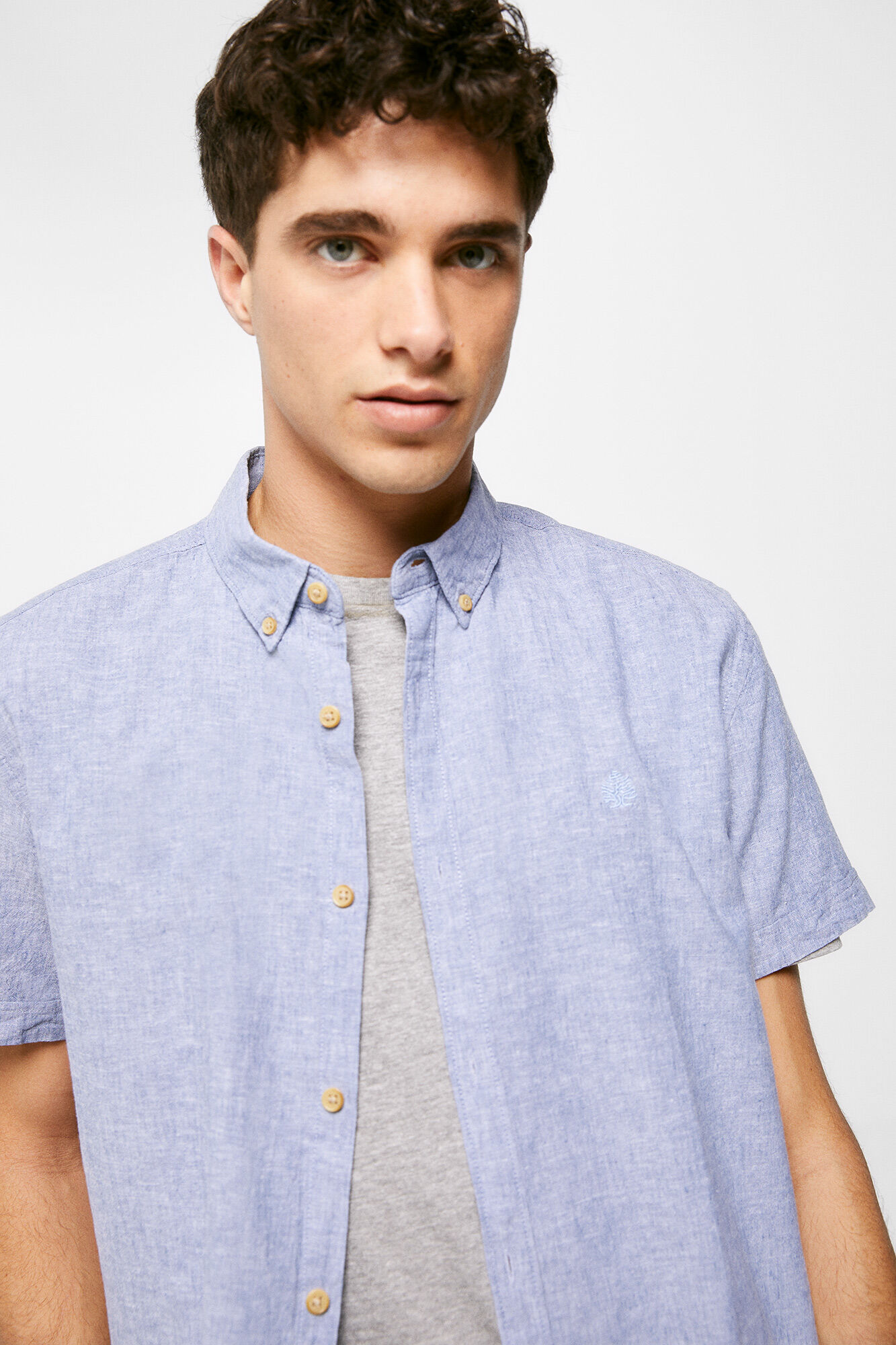 Springfield camisa lino hombre deals