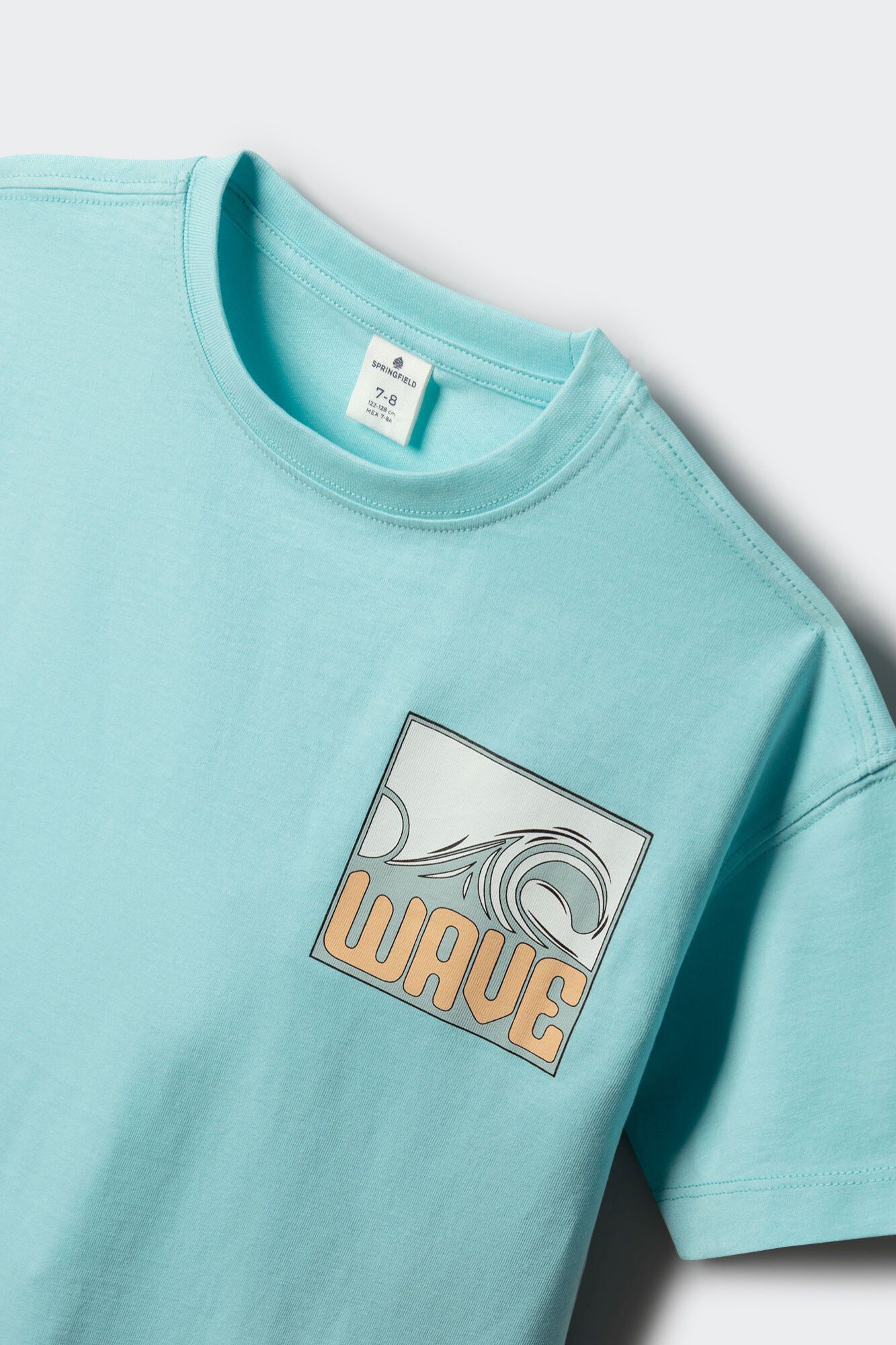 Springfield Kids Playera de manga corta "Endless Summer" ni&ntilde;o turquesa