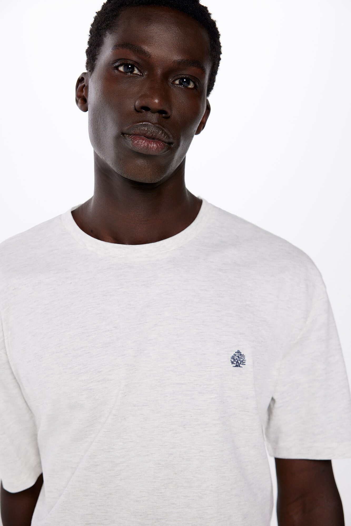 Playera efecto melange Playeras de hombre Springfield MX
