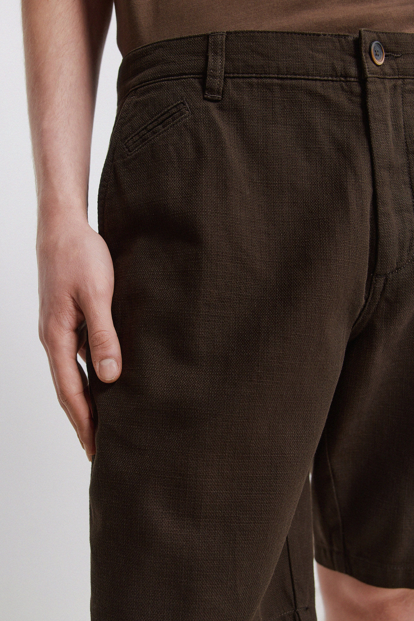 Springfield Bermudas de algod&oacute;n comfort fit estampado
