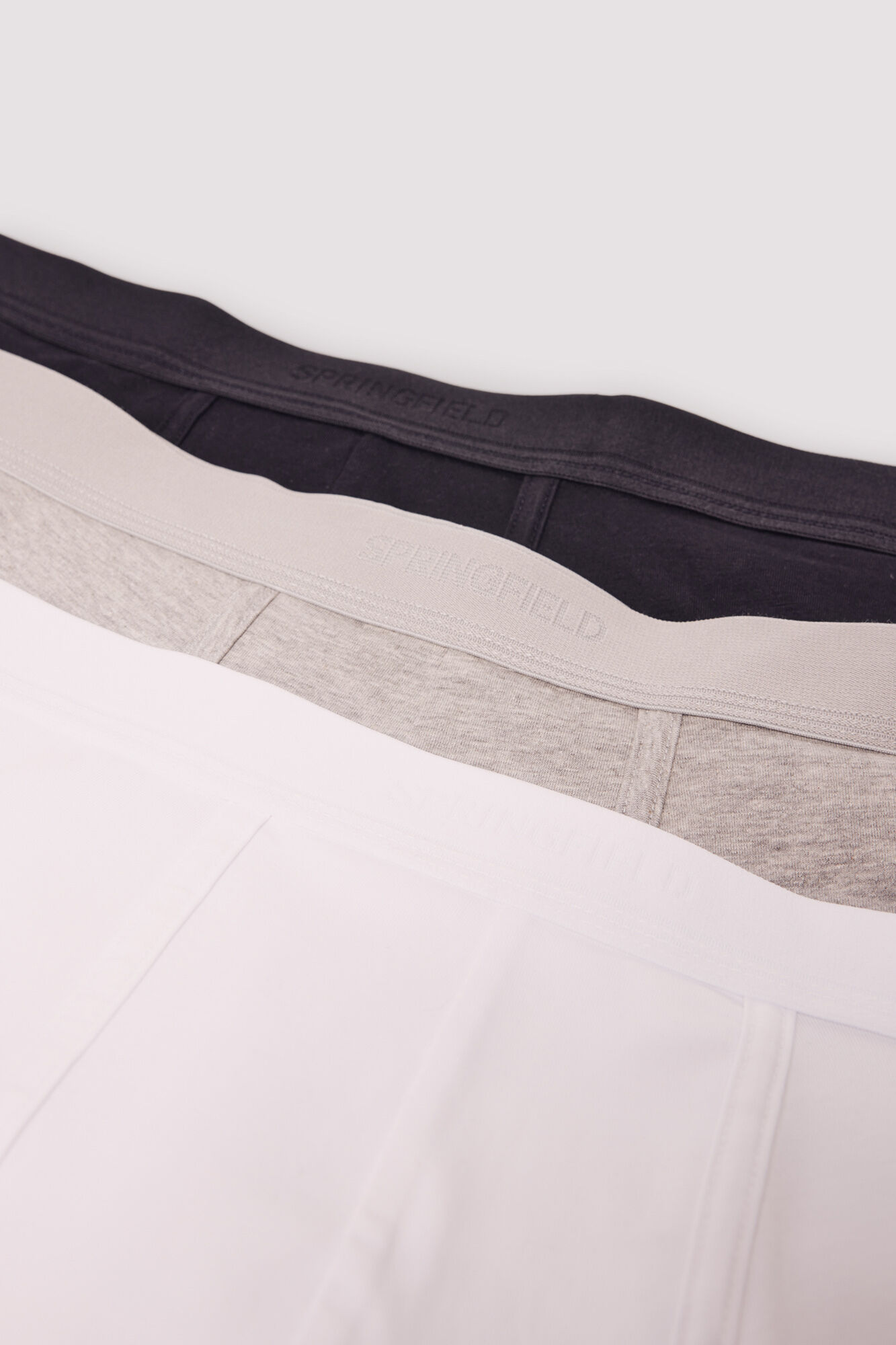 Springfield Pack 3 b&oacute;xers b&aacute;sicos gris