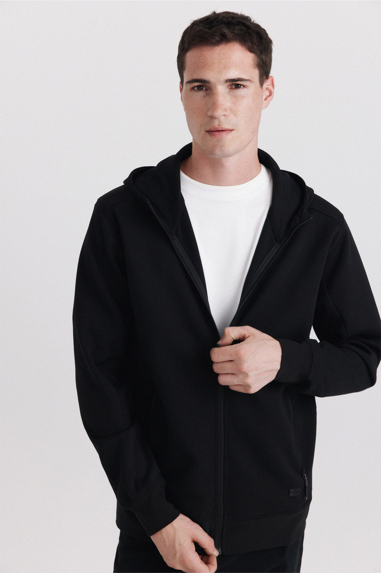 Springfield Sudadera t&eacute;cnica con capucha negro