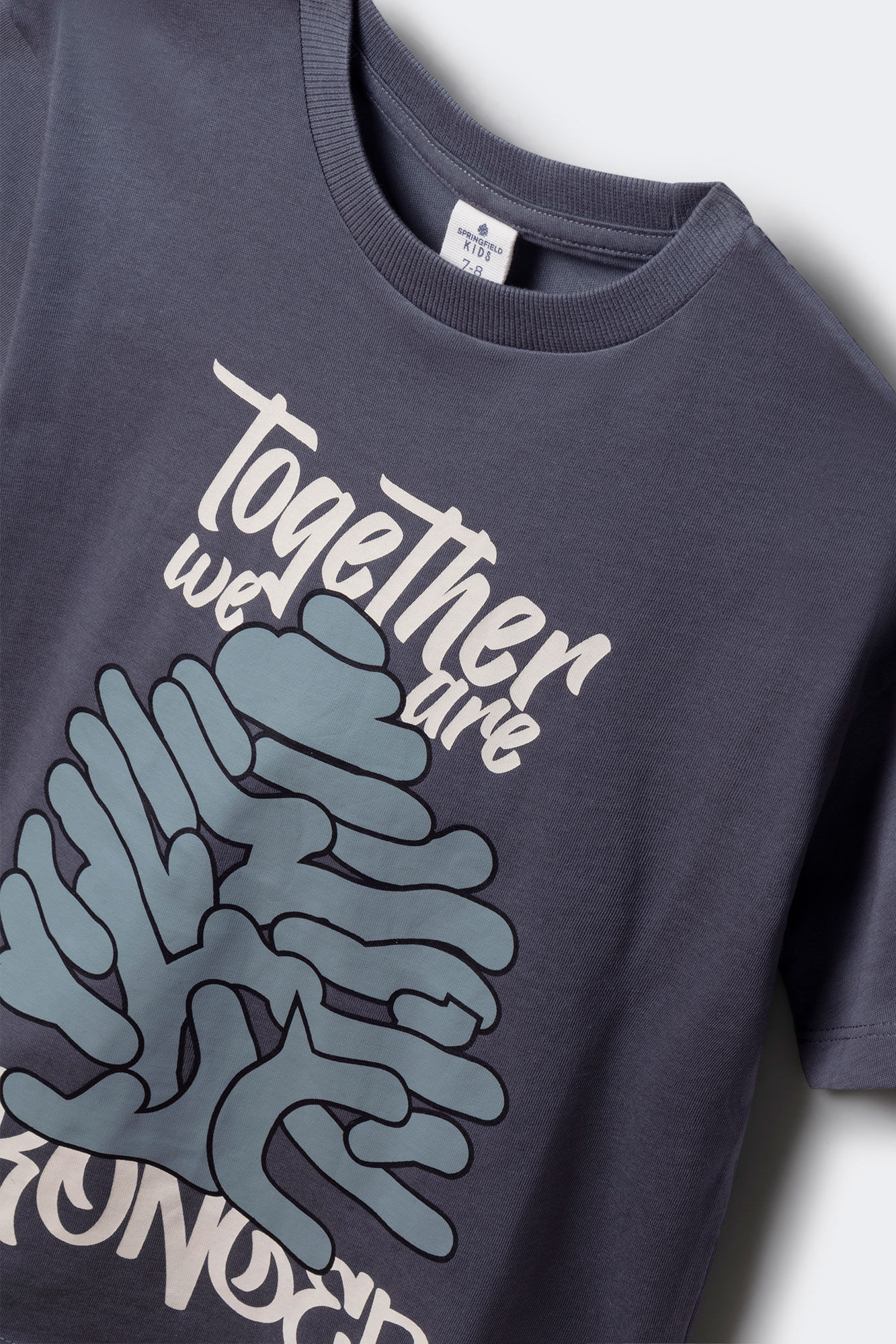 Springfield Kids Camiseta &aacute;rbol SPF ni&ntilde;o azul