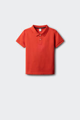 Springfield Polo basico niño coral