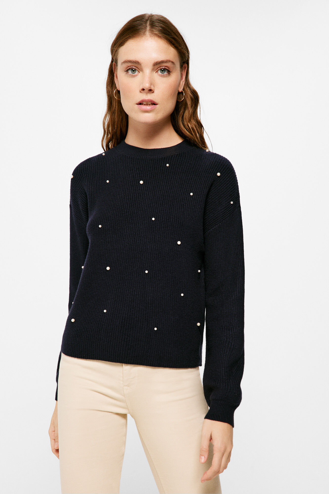 Sueter perlas Sueteres y cardigans de mujer Springfield MX
