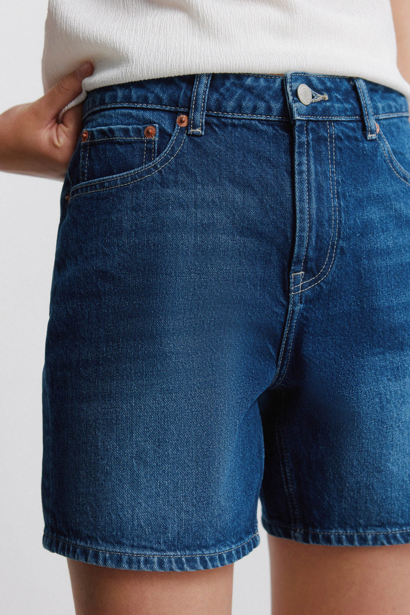 Springfield Bermudas de mezclilla azul