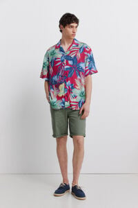 Springfield Bermudas de 5 bolsillos lavadas slim fit