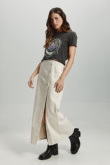 Springfield Playera con estampado y manga corta gris