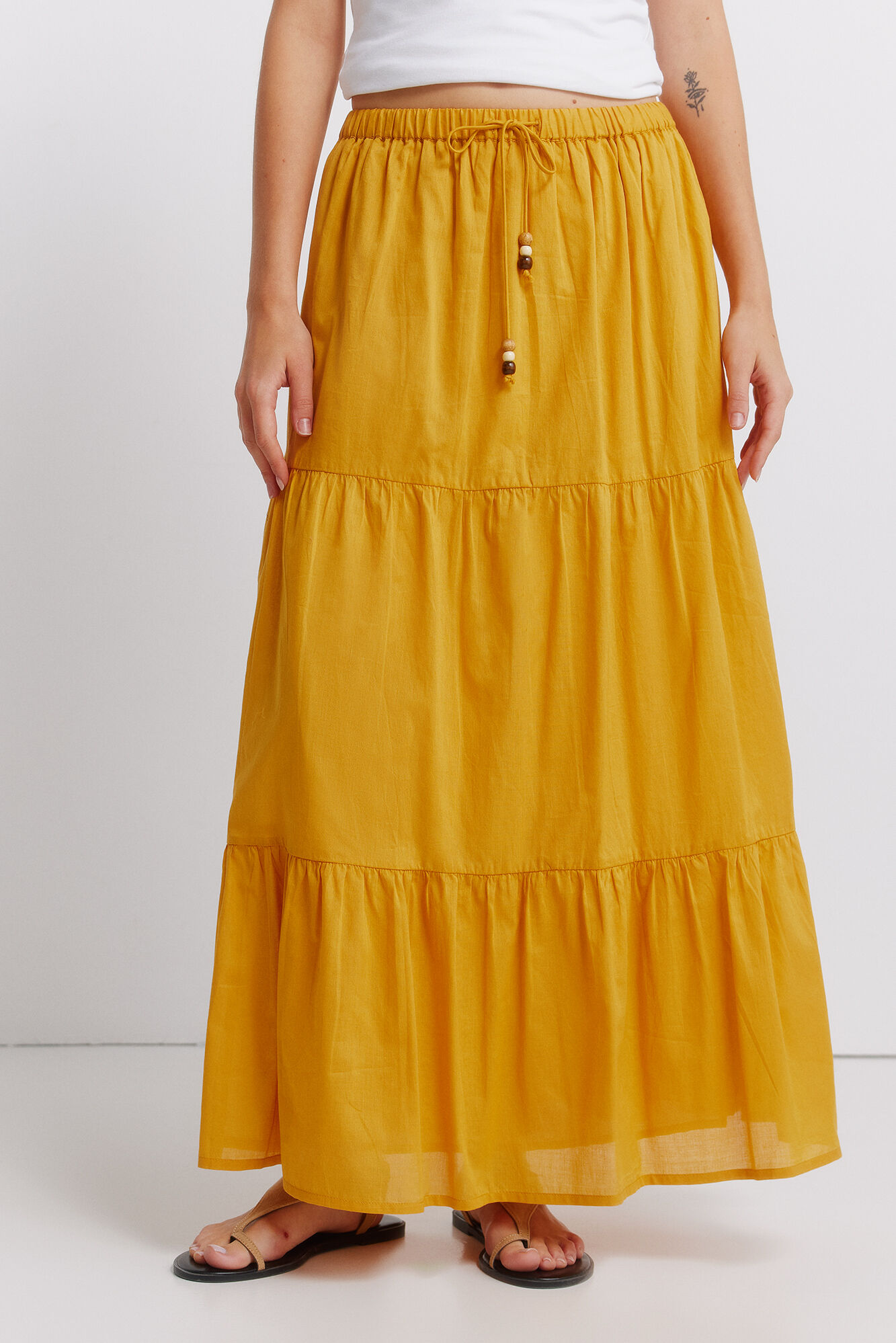 Springfield Falda midi con cortes