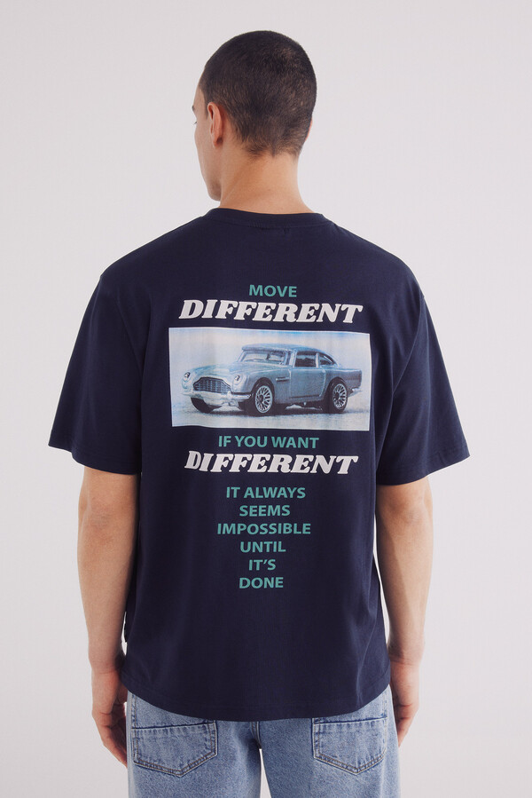 Springfield Playera move different azul