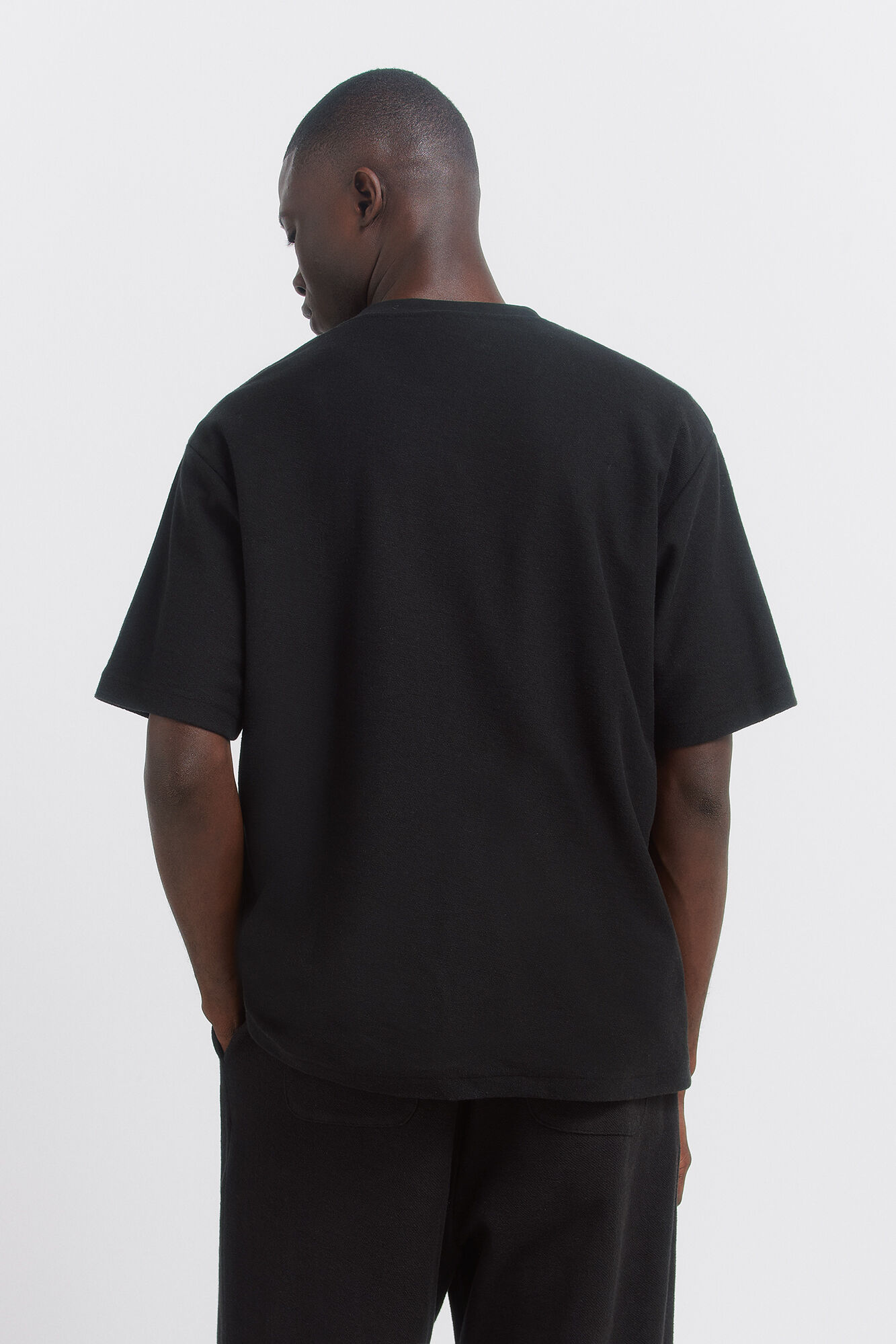 Springfield Playera textura negro