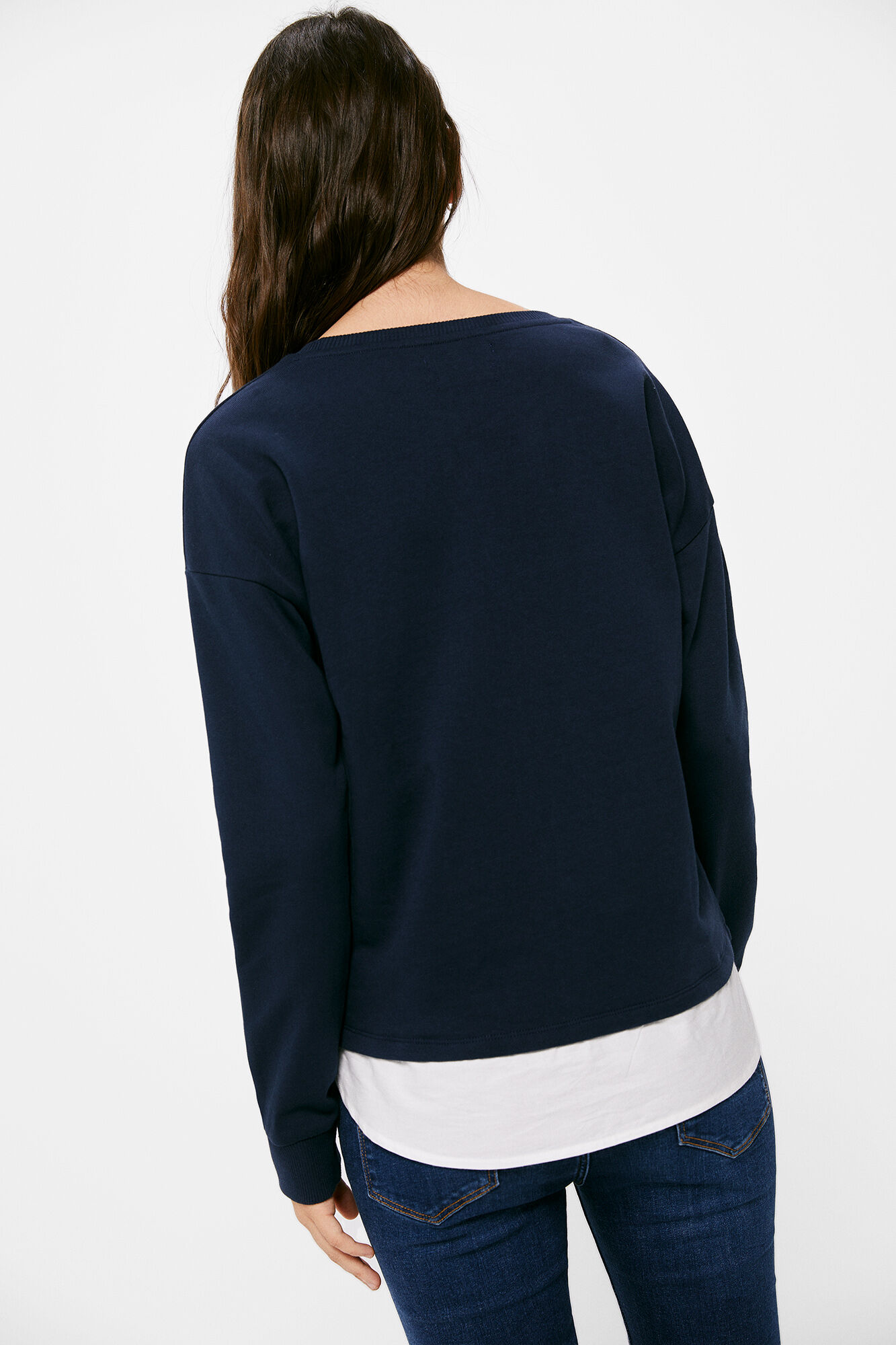 Springfield Sudadera "Positive Mind" marino