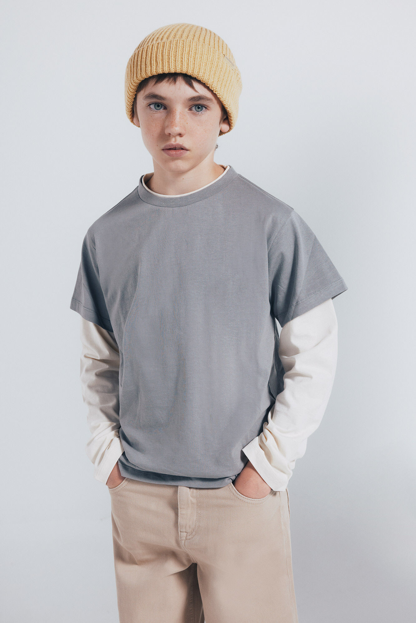 Springfield Kids Camiseta manga larga doble manga ni&ntilde;o