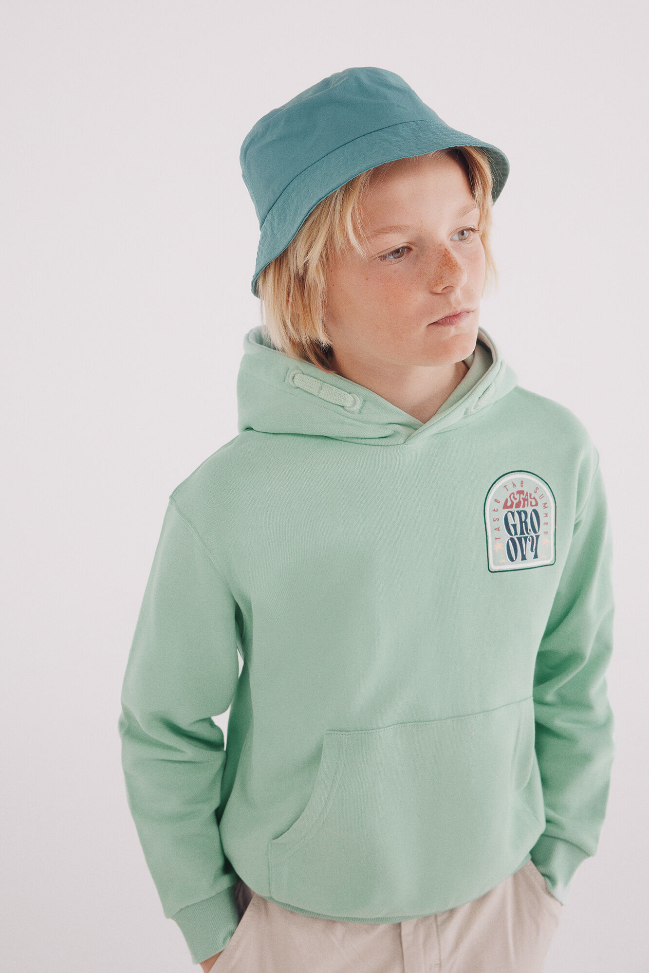 Springfield Kids Sudadera Groovy ni&ntilde;o verde