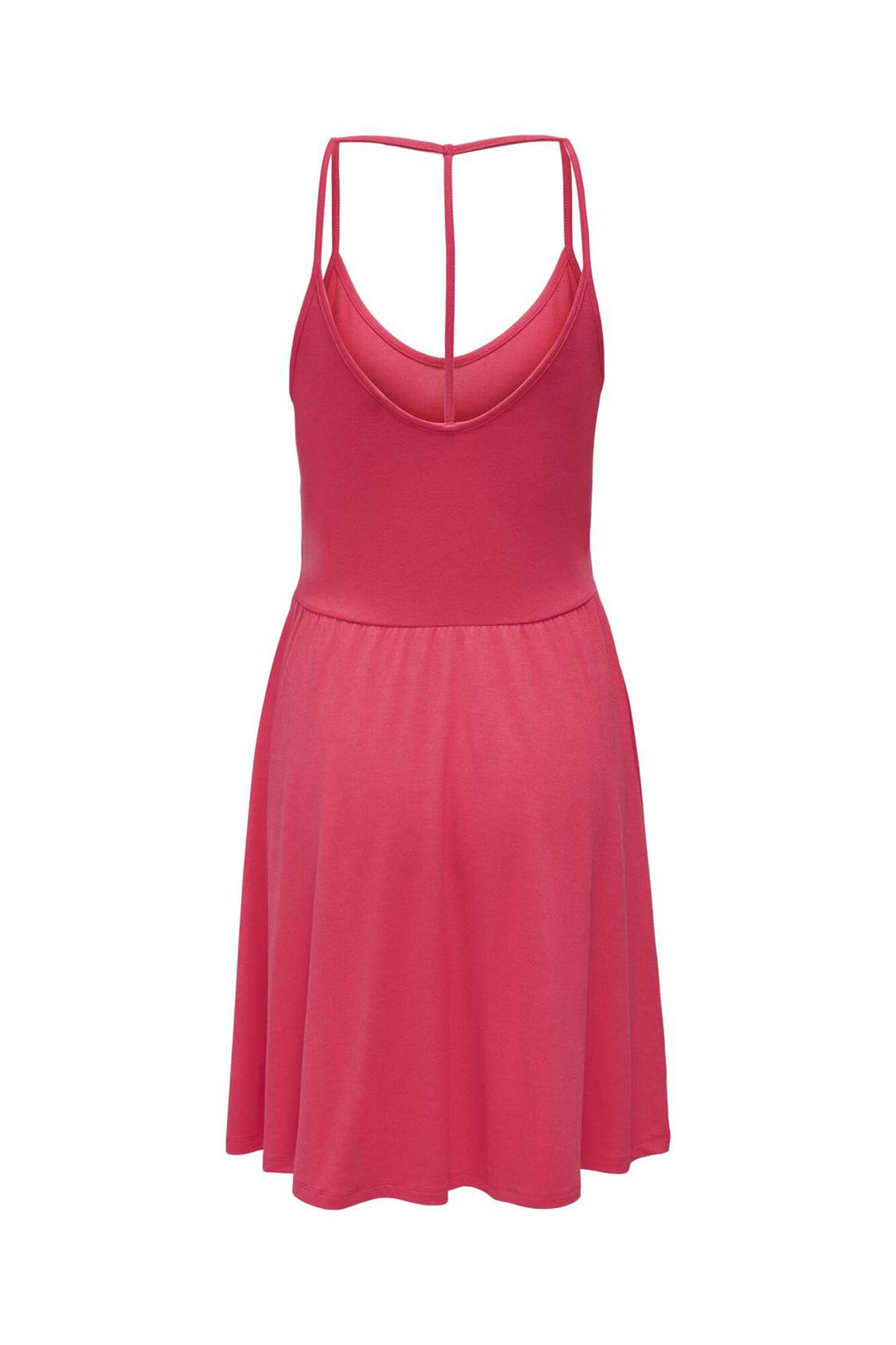 Only Vestido corto tirantes fucsia